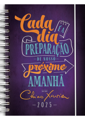 AGENDA 2025 CHICO XAVIER - CAPA DURA